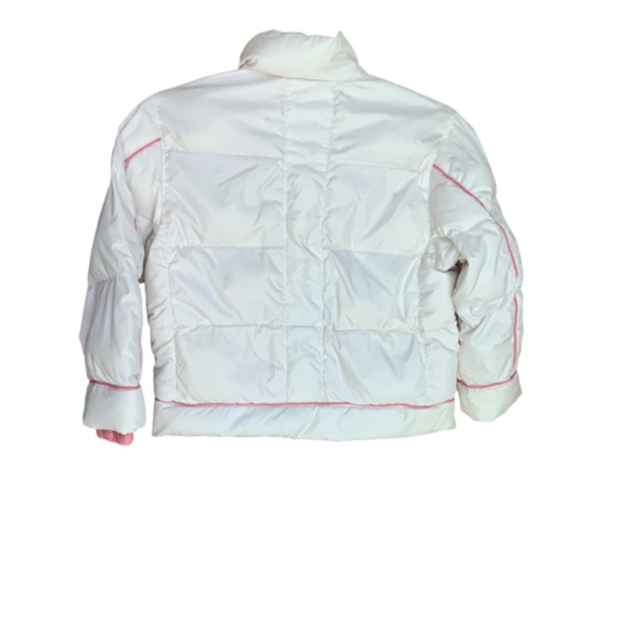 JSX SKI WEAR OUTFIT SZ 6 WHITE AND PINK WITH STARS - Picture 2 of 9